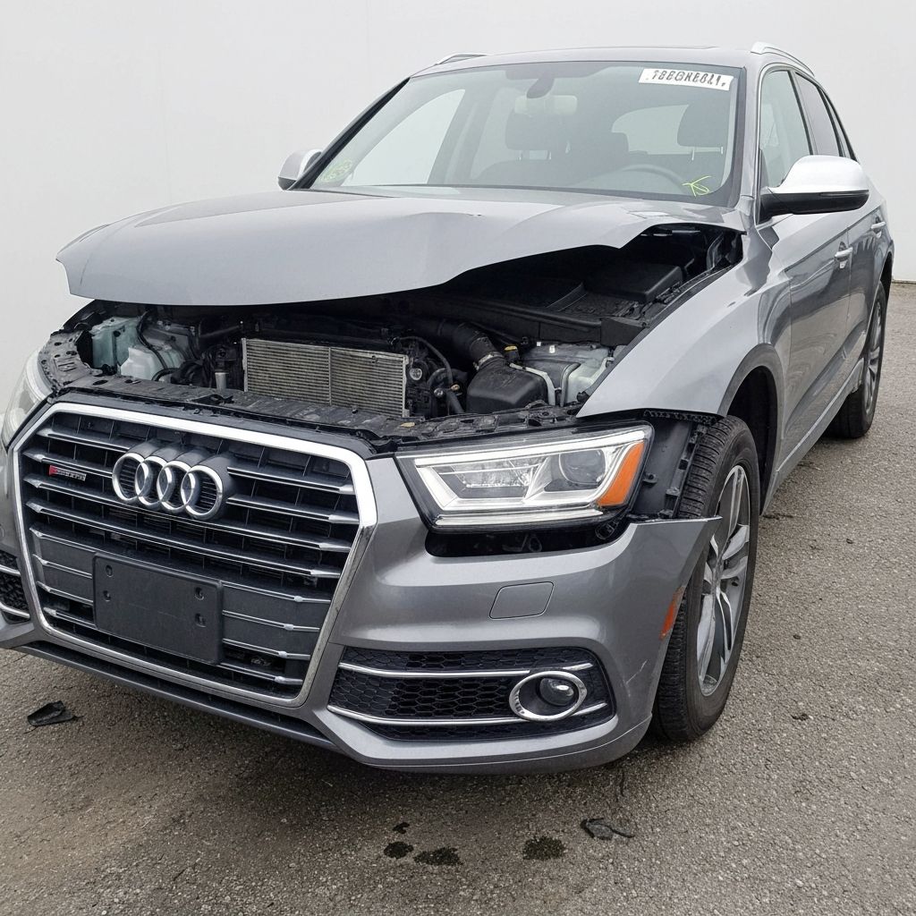 2016 Audi Q5 with front-end damage
